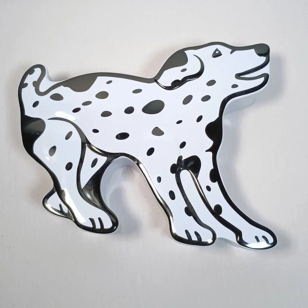 Dalmatian Dog Shaped Cookie Tin Williams Sonoma 2019